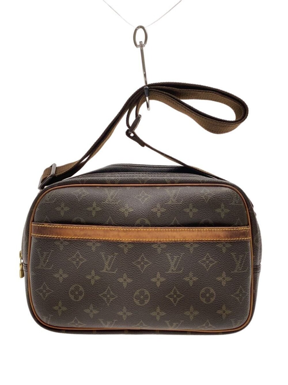 LOUIS VUITTON Reporter Monogram Canvas Brown